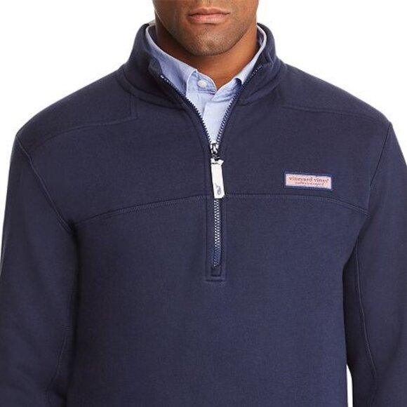 Vineyard Vines Collegiate Quarter-Zip Men's Shirt - Picture 2 of 12